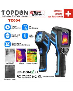 TOPDON TC004 handheld thermal imaging camera