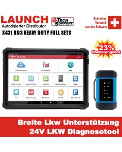 LAUNCH X431 V+ HDIII V4.0 für 24V Hochleistungs LKW Auto Diagnosewerkzeug OBD2-Scanner Bidirektionale Vollsystem-Ferramentas
