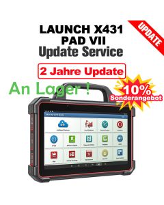 Das Absolut Sonderangebot für 2 Jahre Update Service für LAUNCH X431 PAD VII