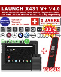 LANCEMENT X431 V + V4.0 OBD2 EOBD WiFi Scanner de diagnostic Bluetooth