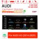 Qualcomm Snapdragon 662 8 Core Android 11.0  Autoradio/ Multimédia 6Go de RAM 128Go de ROM pour AUDI A3 2014-2020 CarPlay intégré