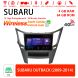 Autoradio/Multimédia Android 12 pour SUBARU OUTBACK 2009-2014