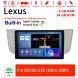 Autoradio/multimédia Android 12.0 pour Lexus RX 330/300 2003 ~ 2009