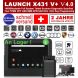 Die Neueste Version LAUNCH X431 V+ V4.0 OBD2 EOBD Diagnosegerät Diagnose Werkzeuge WiFi Bluetooth Android Full System OBD2 Scanner Scann-Tool