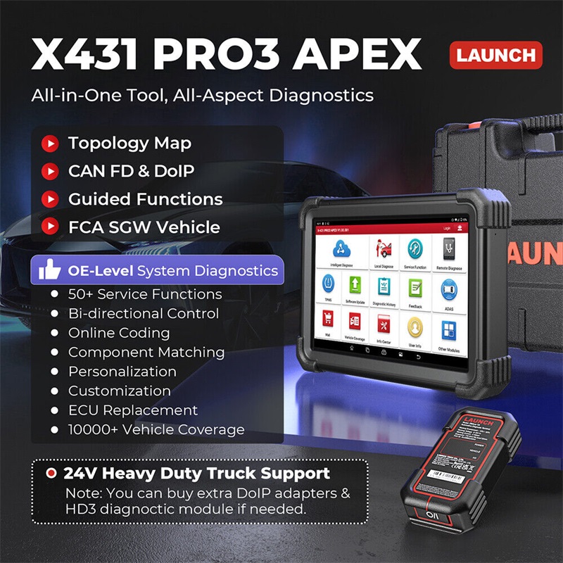 LAUNCH X431 PRO3 APEX 